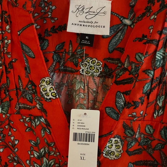 Anthropologie Kelly Louise Judd Whimsical Flannel Sleep Dress - Picture 8 of 9